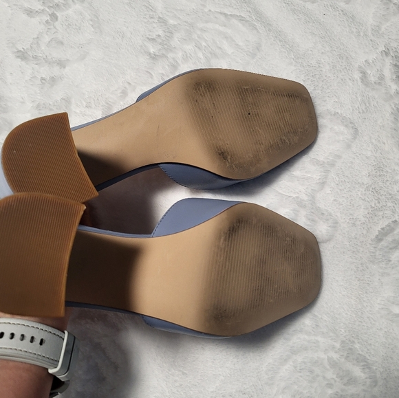 Nordstrom Katrina Ankle StrapBlock Heel Pump In Blue... - Picture 8 of 10